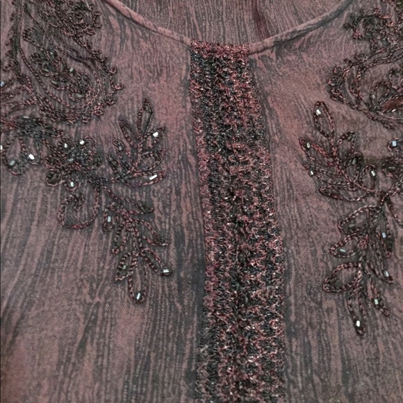 LSI wine colored tunic os - Picture 3 of 7